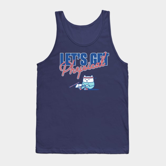 Fitness Cat Tank Top by meowproject